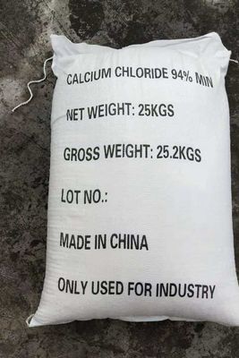 94% Kalziumchlorid als trockenes Mineralstaub