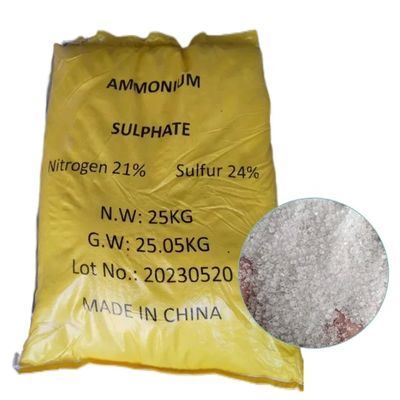 MSDS COA Weißkristalline (NH4) 2SO4 Ammoniumsulfat Chemikalie für Düngemittel ISO-zertifiziert